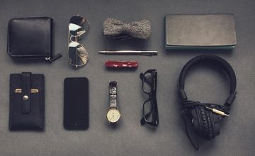 It showed a lady fitted out with a fur hat and fur boa who sat